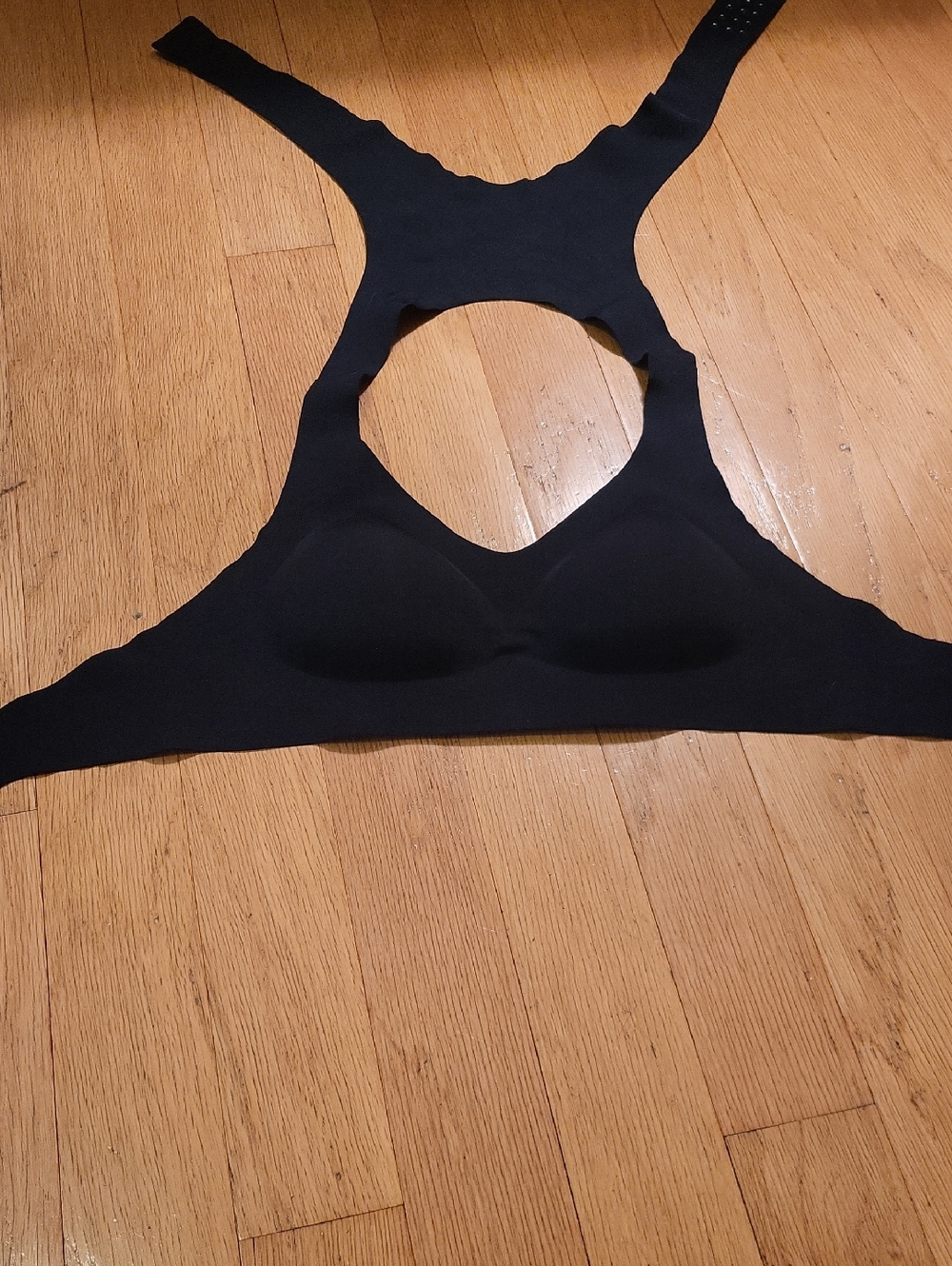 Source Unknown Black Seamless Racerback Bralette For POSTURE correction - Picture 7 of 12